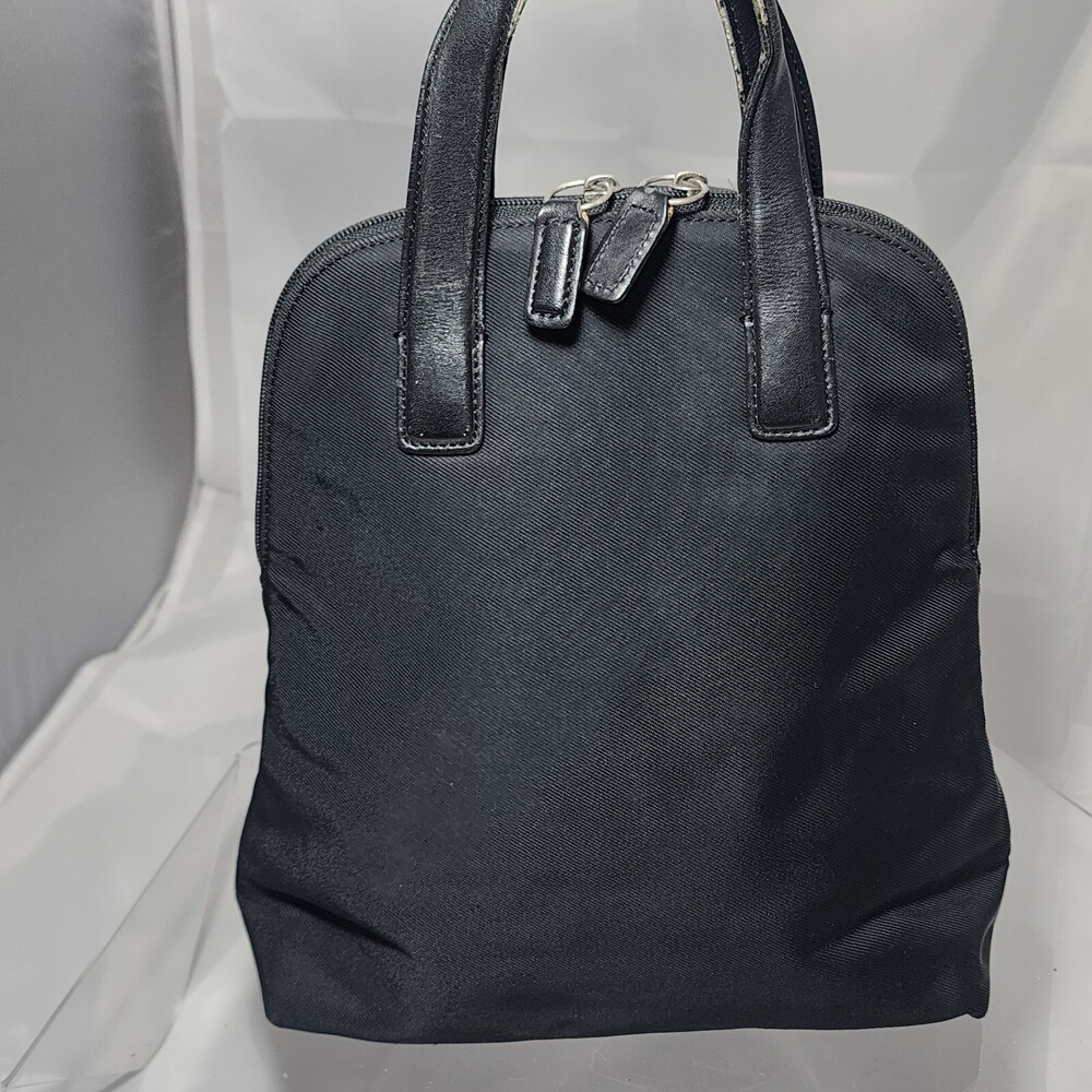 Vintage Coach 7404 Black Nylon/Leather Mercer Small Backpack/Purse